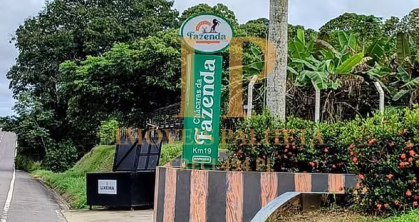 Vende-se Lote Residencial no Condomínio de CHACARAS DA FAZENDA, em Iranduba-Am.
