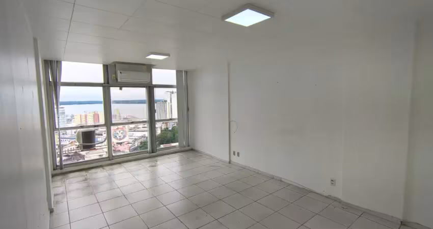 Aluga-se sala comercial no ed. manaus shopping center, no 17º andar, centro, manaus