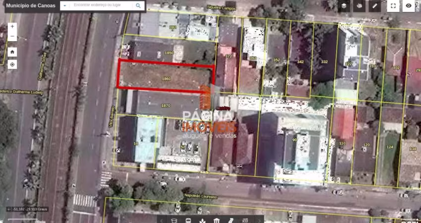Página 1 Imóveis anuncia ótima opção de terreno no bairro Centro em Canoas/RS. - TE549