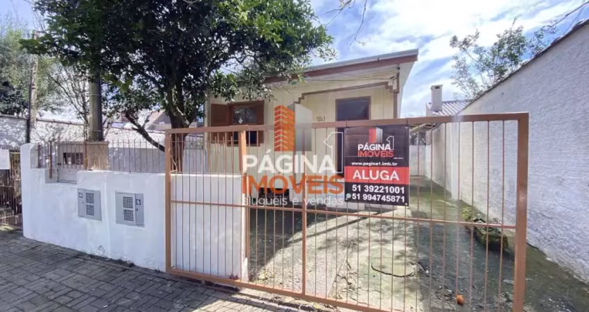 Página 1 imóveis anuncia excelente casa térrea com 2 dormitórios revitalizada para aluguel, no bairro fátima, em canoas/rs. - ca708
