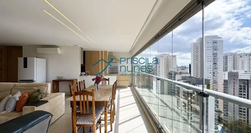 Apartamento campo belo  alto padrão com vista panoramica em andar alto