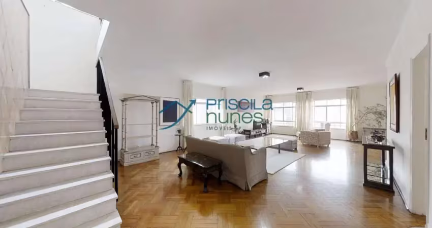 Cobertura  bela vista com 5 quartos, sendo 3 suítes, 485m²