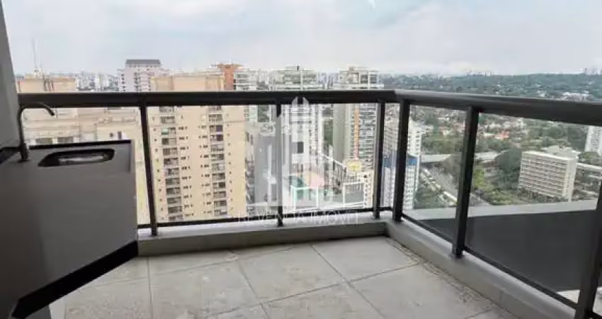 Apartamento à venda em são paulo-sp, santo amaro: 1 quarto, 1 suíte, 2 banheiros, 1 vaga na garagem, 50m². venha conferir!