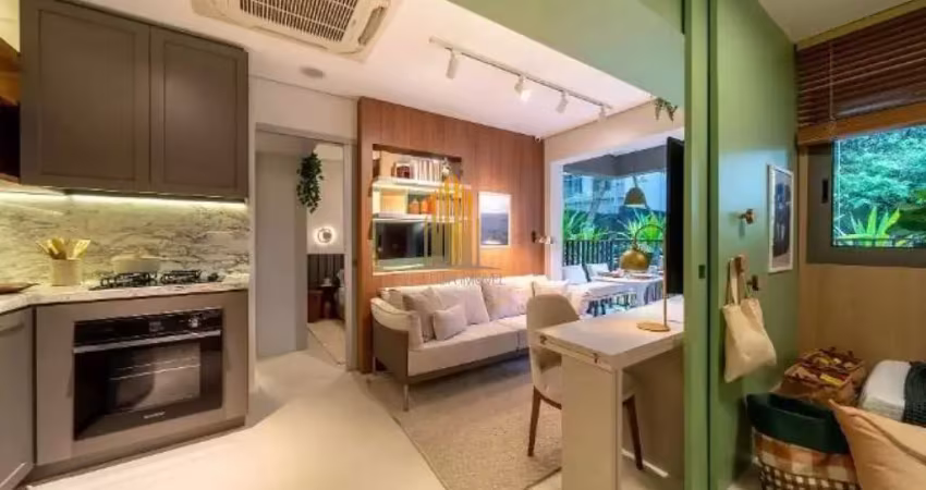 Cond. la vida estilo barroco, apartamento de 41m² com 2 dormr, 2 vagas santo amaro. cond. la vida es