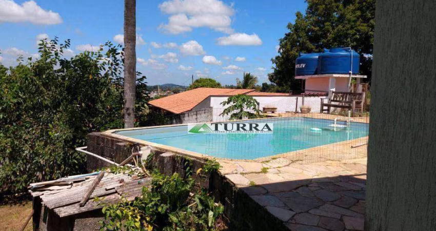 Chácara com piscina e casa 2 dormitórios à venda, 1555 m² por R$ 580.000 - Vivenda - Jundiaí/SP
