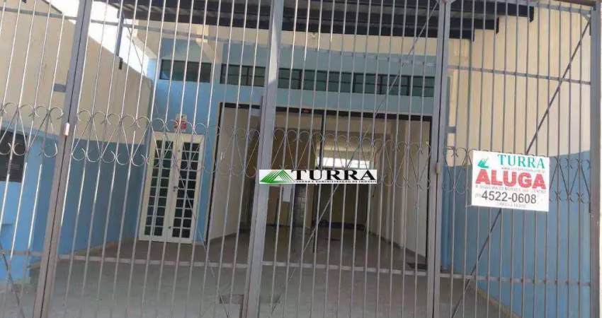 Salão com 125,50m2 + esritório com 84,50m2 para alugar, por r$ 4.500/mês+iptu - r. pedro gatera, 150, vila rio branco - jundiaí/sp