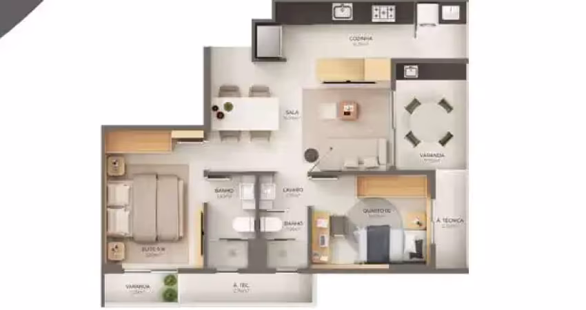 Apartamento com 2 quartos à venda na Aleixo Netto, 636, Praia do Canto, Vitória