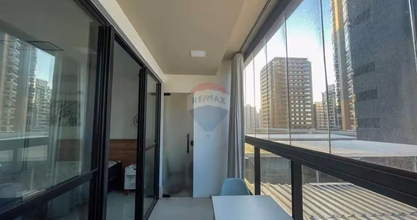Apartamento Studio, mobiliado, investimento na Enseada do Suá.