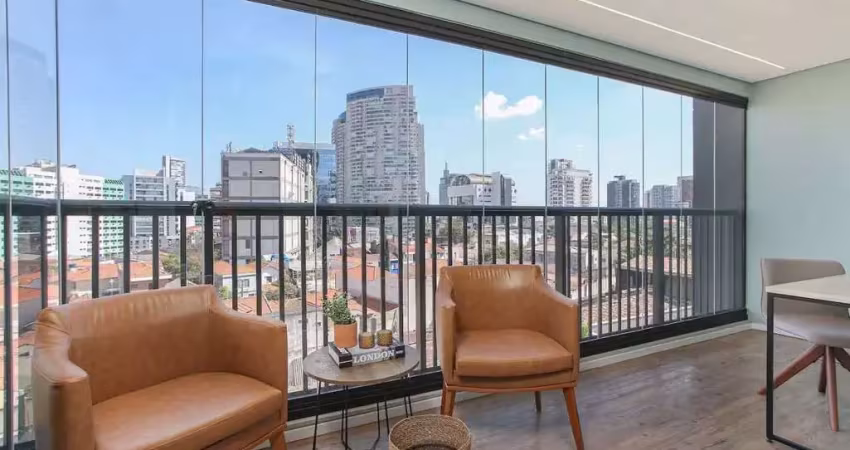 Condominio expand pinheiros, apartamento de 48m² com 1 dormitório e 1 vaga de garagem