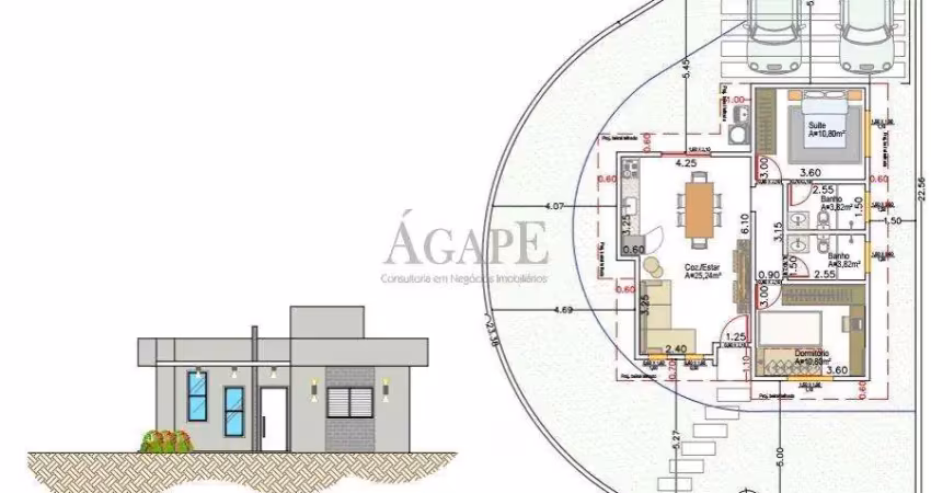 Casa à venda em artur nogueira, residencial da torre, com 2 quartos, com 65 m²