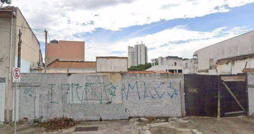 Terreno Tatuapé à venda, com 470 m² por R$ 2.600.000