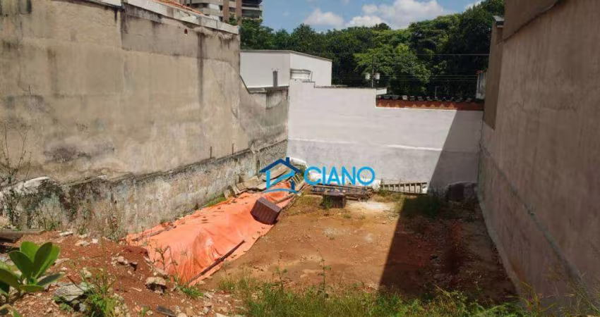 Terreno, 250 m² - venda por R$ 1.430.000,00 ou aluguel por R$ 6.200,00/mês - Jardim Anália Franco - São Paulo/SP