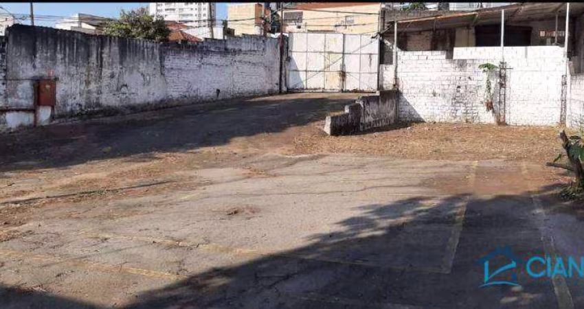 Terreno à venda, 833 m² por R$ 5.000.000,00 - Vila Santo Estéfano - São Paulo/SP