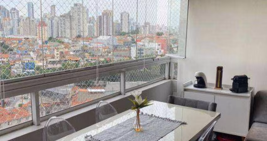 Apartamento com 2 dormitórios à venda, 75 m² por R$ 890.000,00 - Vila Bertioga - São Paulo/SP