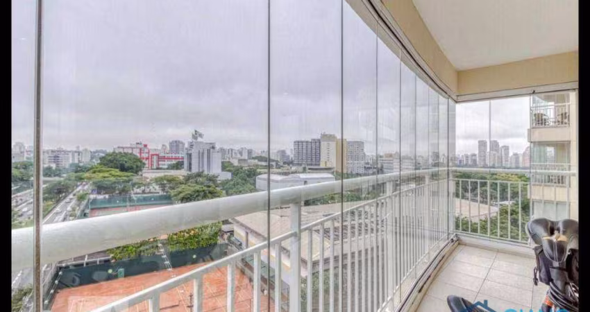 Apartamento com 2 dormitórios para alugar, 74 m² por R$ 9.120,00/mês - Ibirapuera - São Paulo/SP