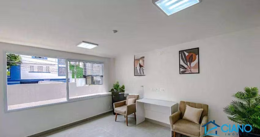 Apartamento com 1 dormitório à venda, 36 m² por R$ 285.000,00 - Mooca - São Paulo/SP