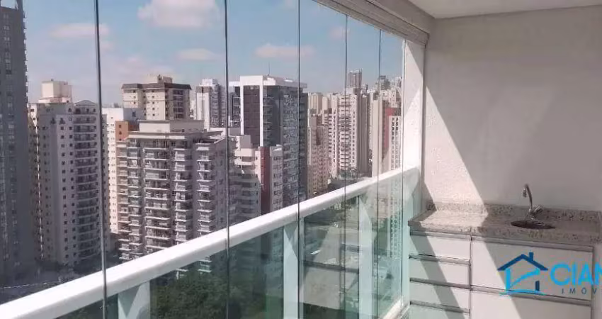 Apartamento com 1 dormitório para alugar, 45 m² por r$ 3.456,00/mês - tatuapé - são paulo/sp