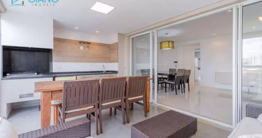 Apartamento com 3 dormitórios para alugar, 155 m² por r$ 12.200,00/mês - belenzinho - são paulo/sp