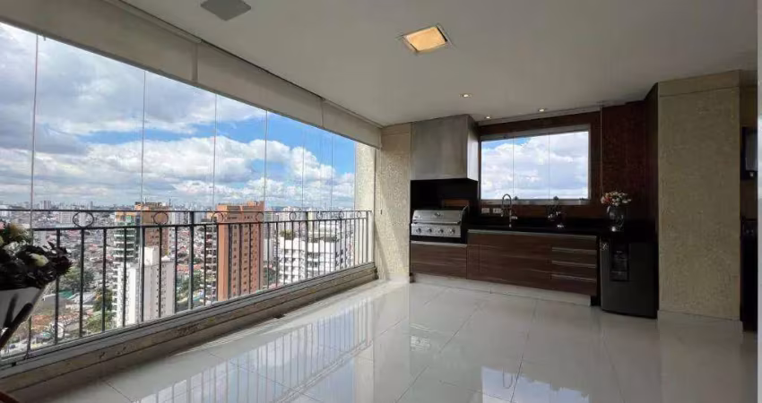 Apartamento com 4 dormitórios à venda, 250 m² por r$ 4.500.000,00 - parque da mooca - são paulo/sp