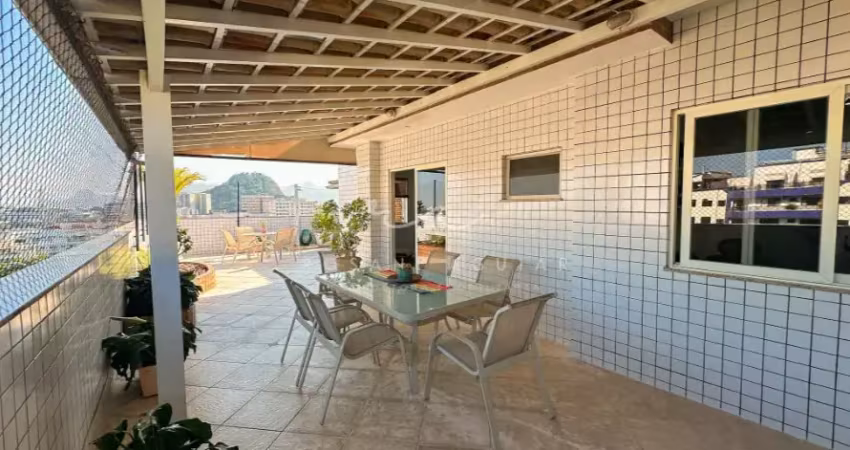 Cobertura duplex na freguesia de jacarepaguá com churrasqueira e vista livre