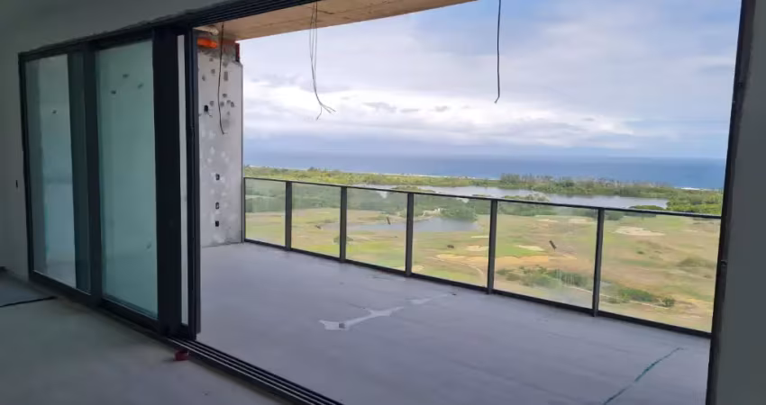 Apartamento no oceana golf maior planta - vista campo de golf