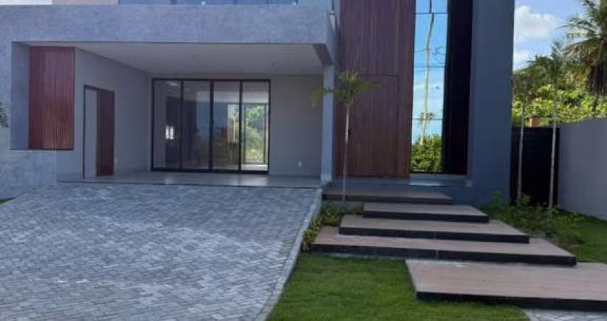 Casa de Alto Padrão no Alphaville Sergipe – Frente para o Lago e Fundo para a Reserva