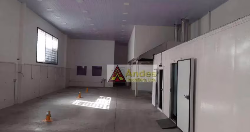 Galpão para alugar, 500 m² por r$ 15.000,00/mês - vila bandeirantes - são paulo/sp