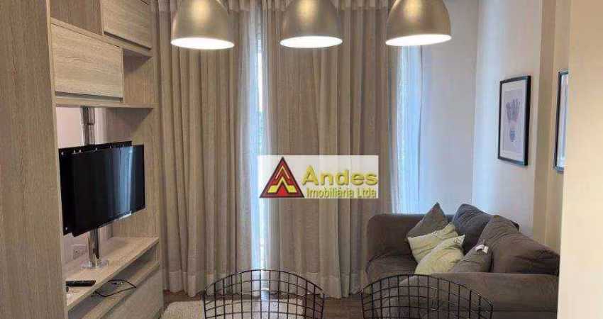 Apartamento com 1 dormitório para alugar, 33 m² por R$ 5.003,33/mês - Santo Amaro - São Paulo/SP