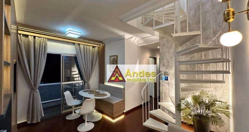 Oportunidade única Cobertura Duplex Porteira Fechada Pronta p/ Morar Prox. Av. Braz Leme 2 vagas à venda, 123 m² por R$ 1.037.000,00 - Casa Verde /SP