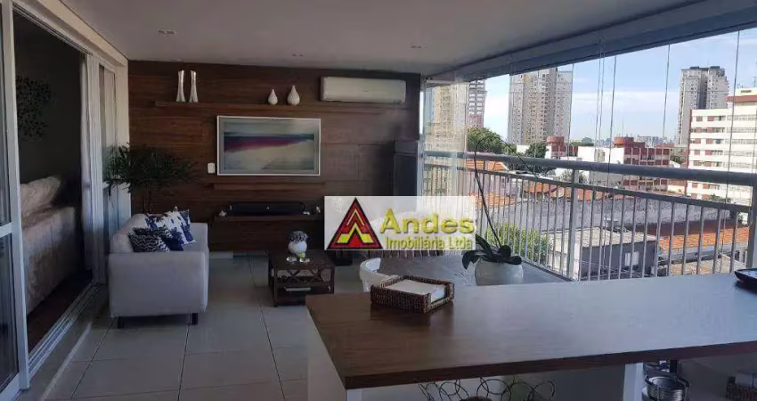 Varanda gourmet fino acabamento 3 amplas suítes 2 vagas lazer total  à venda, 120 m² por r$ 1.750.000 - santa teresinha - são paulo/sp