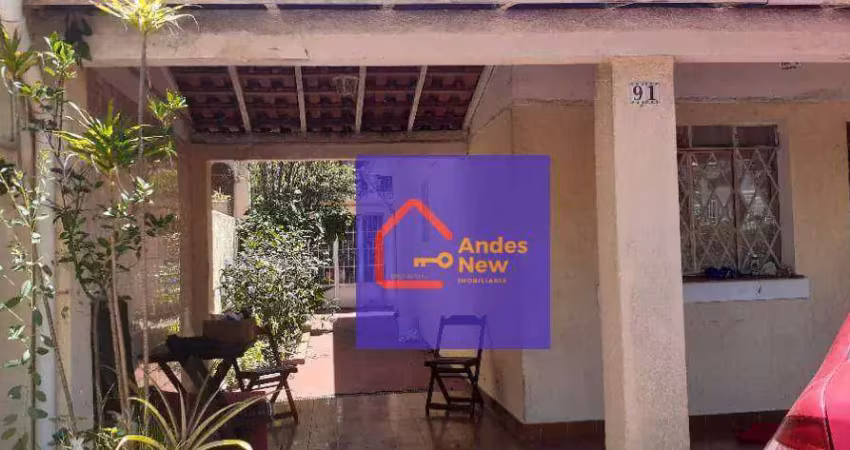 Casa térrea c/ terreno de 10m² de frente 25m² fundos  4 dorms 5 vgs edícula p/ modernizar  à venda, 250 m² por r$ 1.100.000 - santa teresinha - sp