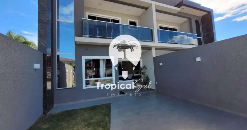 Sobrado com 3 dormitórios à venda, shangri-lá, pontal do parana - pr