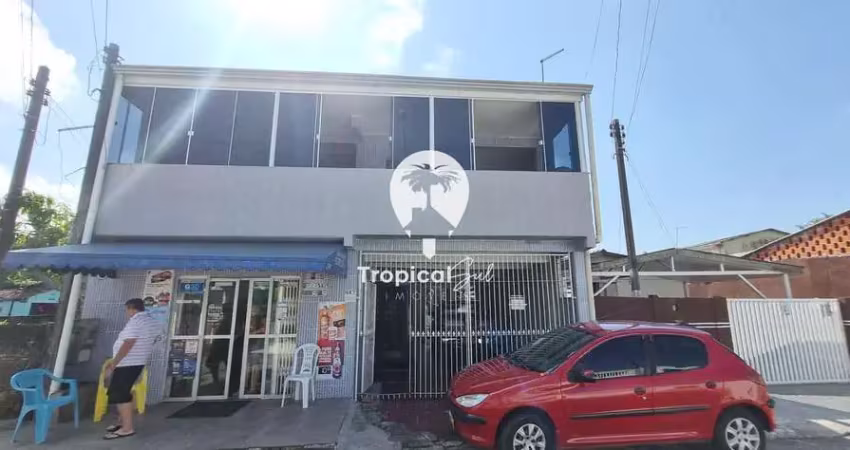 Sobrado com sala comercial à venda, mangue seco, matinhos - pr
