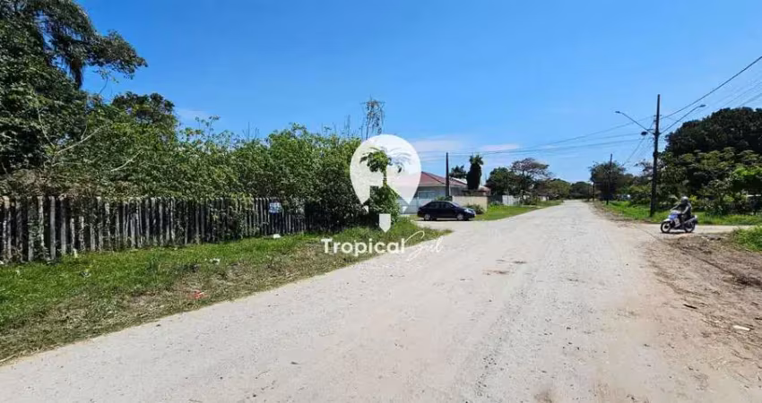 Terreno à venda esquina, balneario shangri-lá, pontal do parana - pr