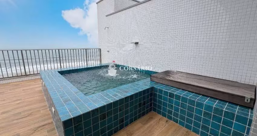 Cobertura com piscina frente mar em Matinhos
