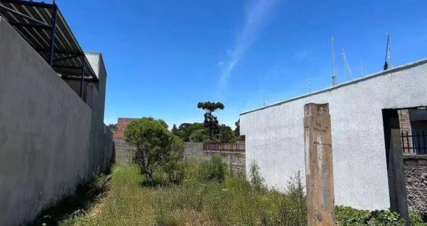 Terreno à venda, 133 m² por r$ 127.000,00 - boqueirão - guarapuava/pr