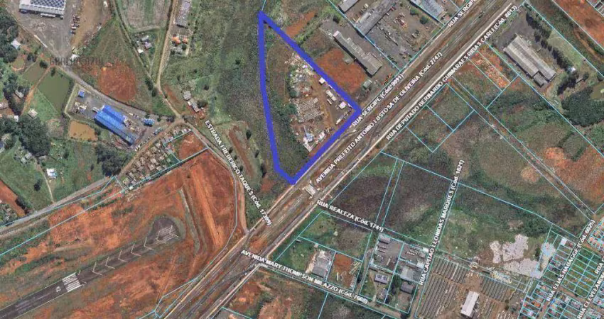 Terreno, 32356 m² - venda por r$ 16.000.000,00 ou aluguel por r$ 10.000,00/mês - industrial - guarapuava/pr