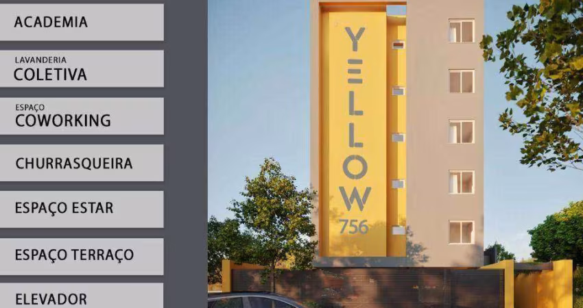 Studio mobiliado no Residencial Yellow por R$ 249.000 - Santa Cruz - Guarapuava/PR