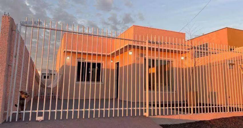 Casa com 2 dormitórios à venda, 55 m² por r$ 330.000 - vila romana- guarapuava/pr