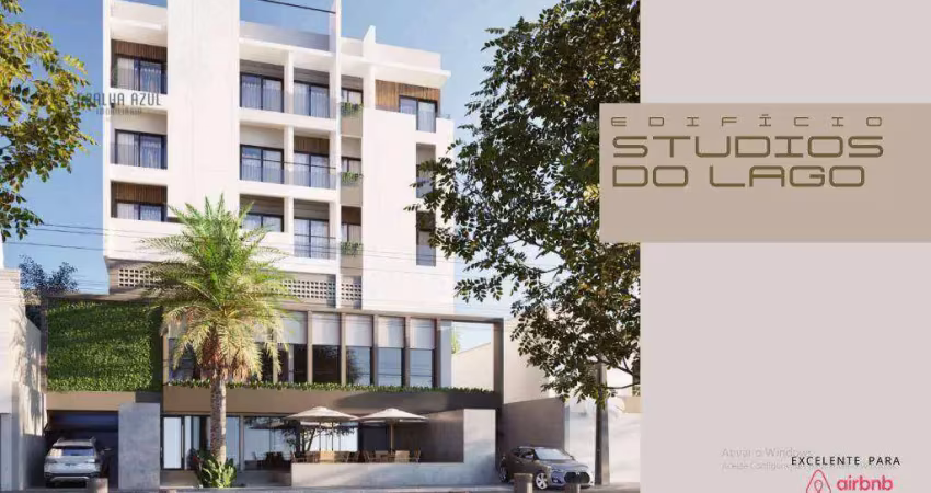 Studio com 1 dormitório à venda, 22 m² por r$ 265.000 - centro - guarapuava/pr