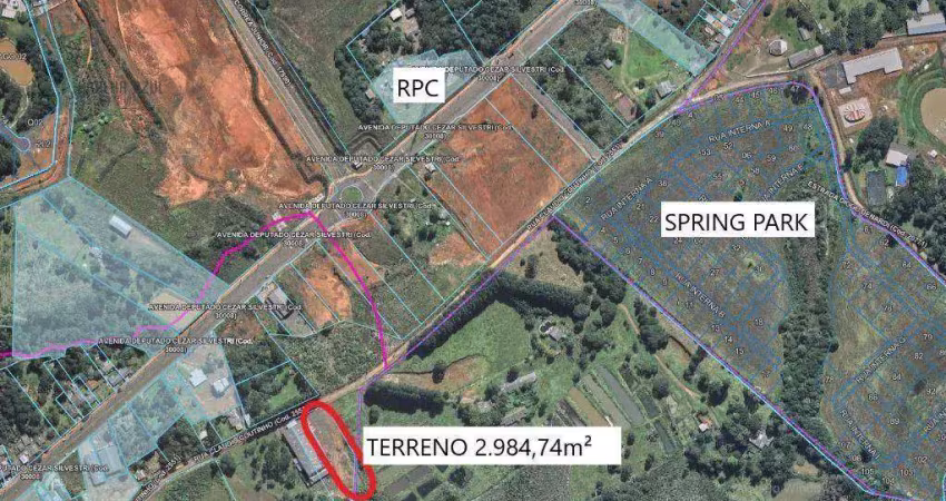 Terreno para alugar proximo a rpc - imóveis morro alto - guarapuava/pr
