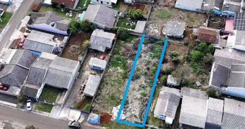 Terreno à venda, 400 m² por r$ 195.000,00 - vila bela - guarapuava/pr