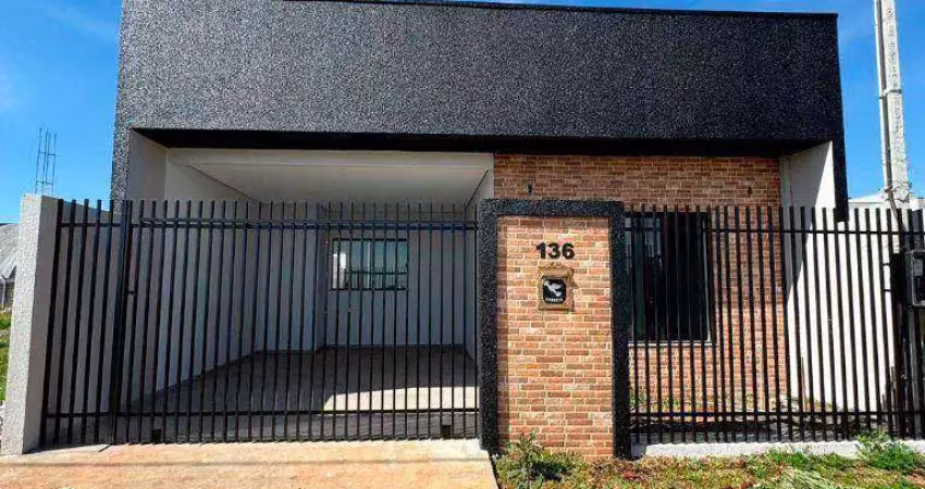 Casa com 2 dormitórios à venda, 84 m² por r$ 430.000,00 - boqueirão - guarapuava/pr