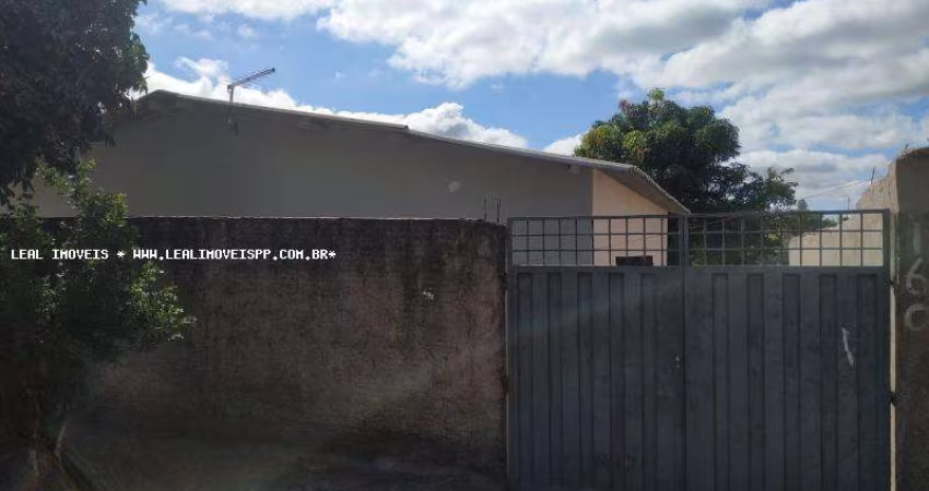 Casa para Venda em Presidente Prudente, MONTE REI, 2 dormitórios, 1 banheiro, 1 vaga