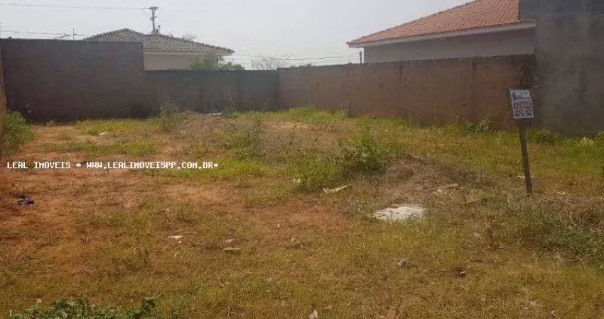 Terreno para venda em presidente prudente, são sebastião