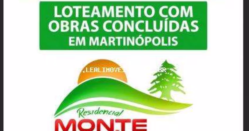 Terreno para Venda em Martinópolis, RESIDENCIAL MONTE LIBANO