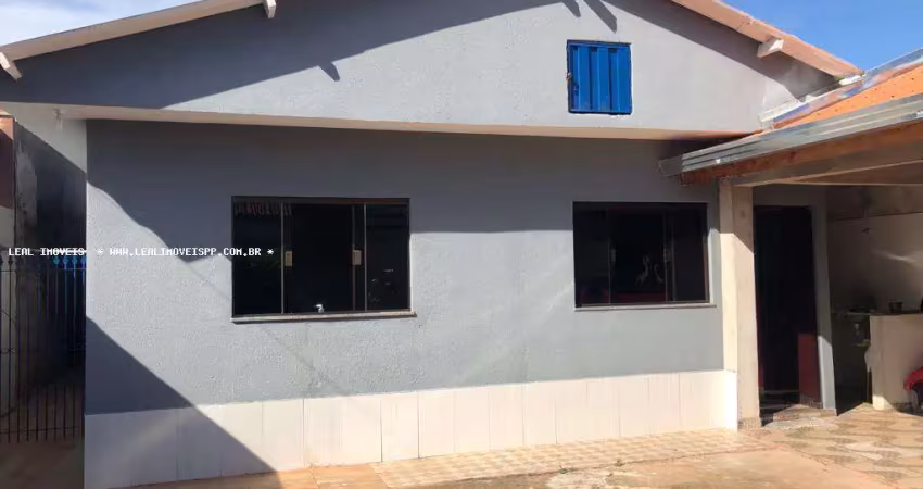 Casa para venda em presidente prudente, itapuã, 2 dormitórios, 1 banheiro, 2 vagas