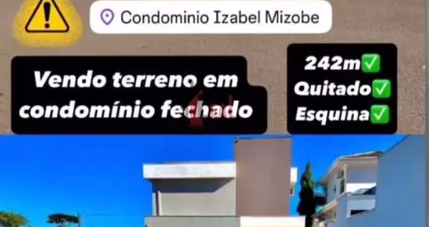 Terreno em condomínio para venda em álvares machado, condominio residencial izabel mizobe