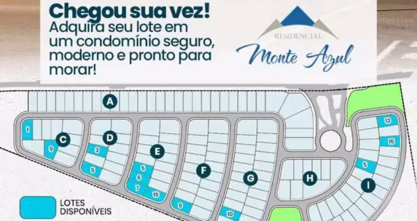 Terreno em condomínio para venda em presidente prudente, condominio residencial monte azul