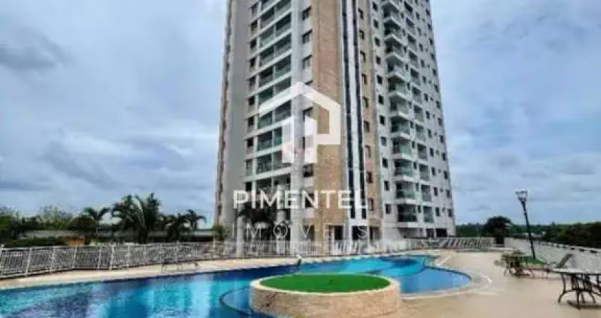 Condomínio acquarelle | ponta negra | andar alto | 100% mobiliado